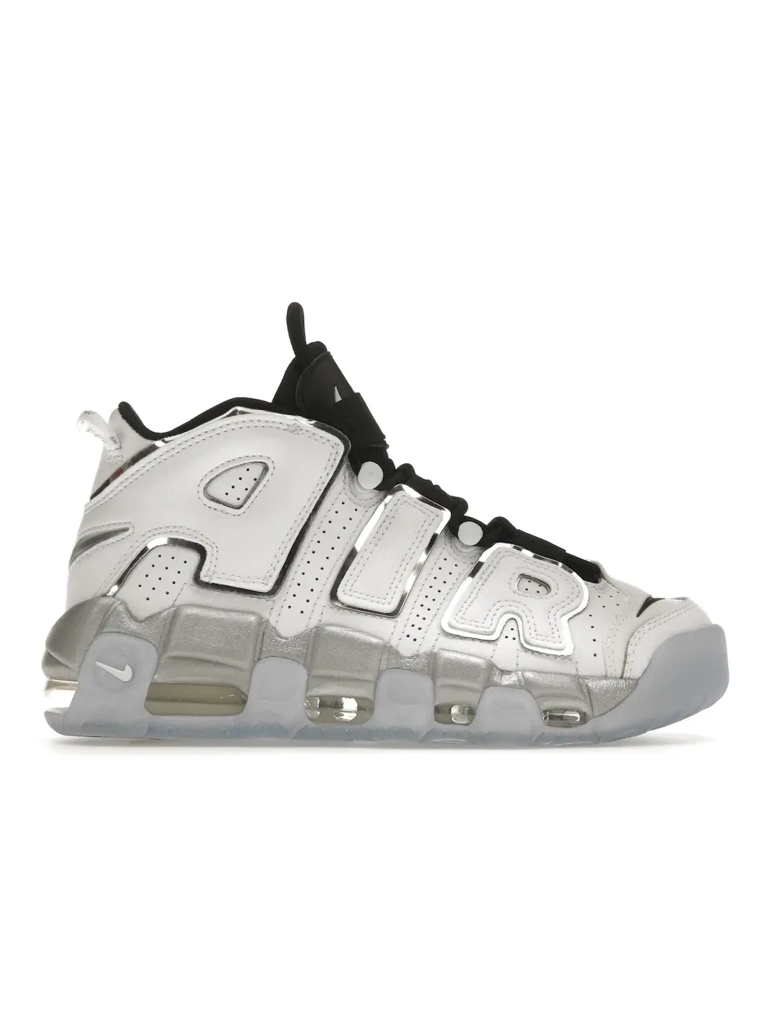 Женские кроссовки с кожаными панелями Nike Air More Uptempo SE — изображение 1 из 4