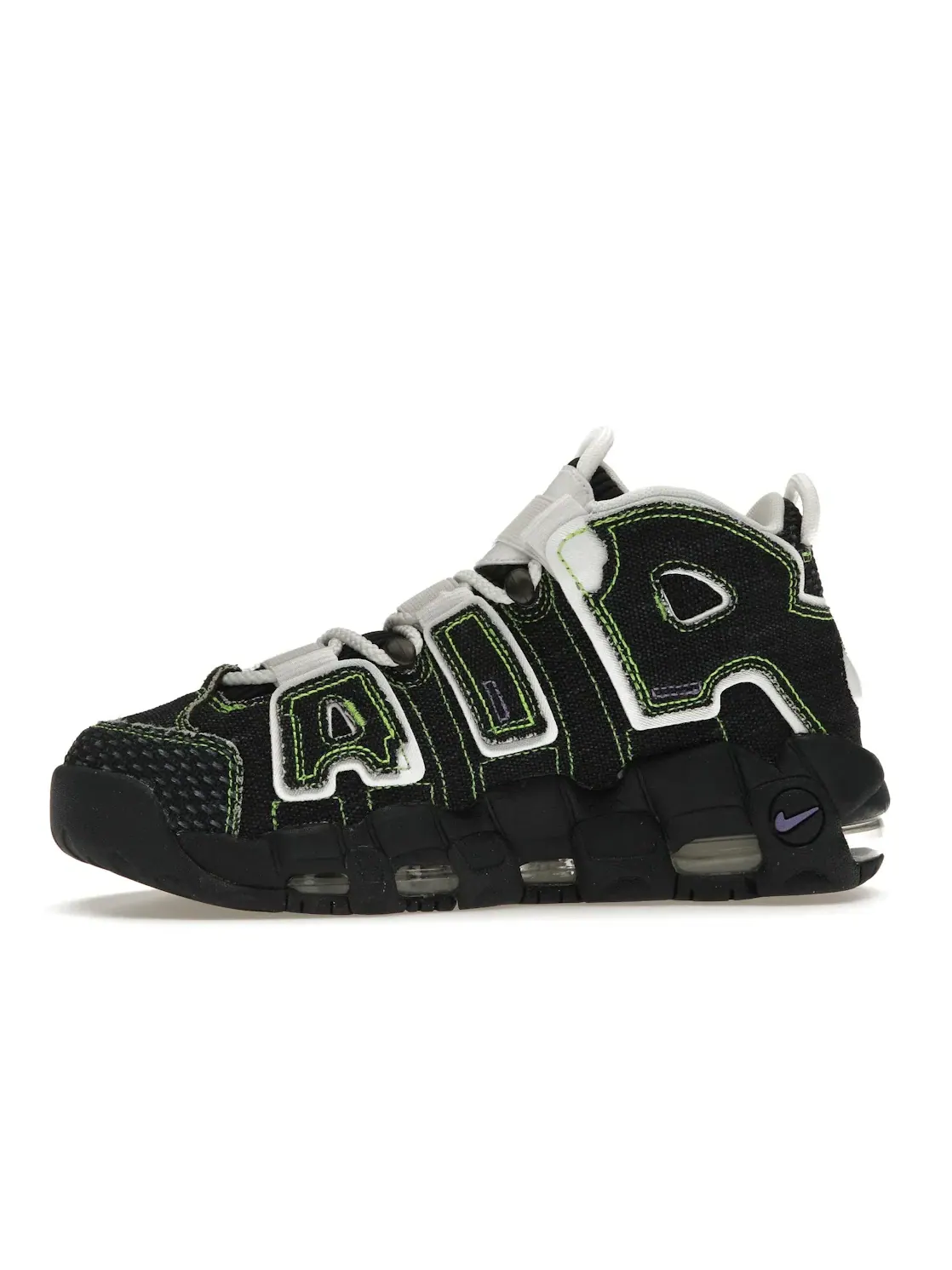 Женские кроссовки Lifestyle Nike Air More Uptempo Nike — изображение 3 из 4, темный/фиолетовый//белый
