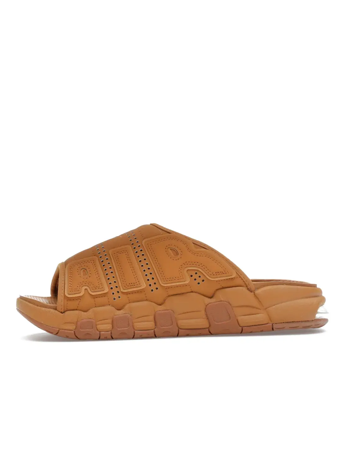Мужские сандалии-слайды Nike Air More Uptempo Slide, Wheat/Flax — изображение 3 из 4