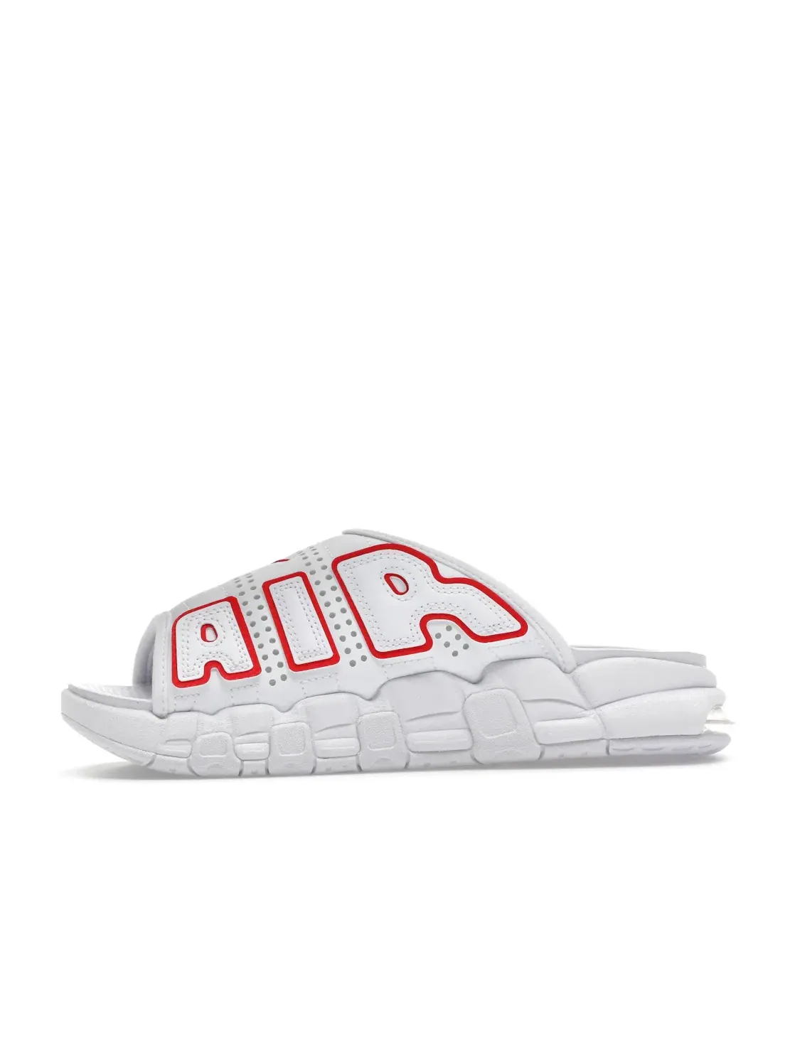 Мужские сланцы Nike Air More Uptempo Slide — изображение 3 из 4, белый/белый/красный