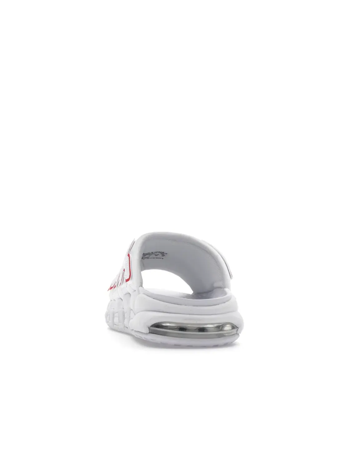 Мужские сланцы Nike Air More Uptempo Slide — изображение 4 из 4, белый/белый/красный