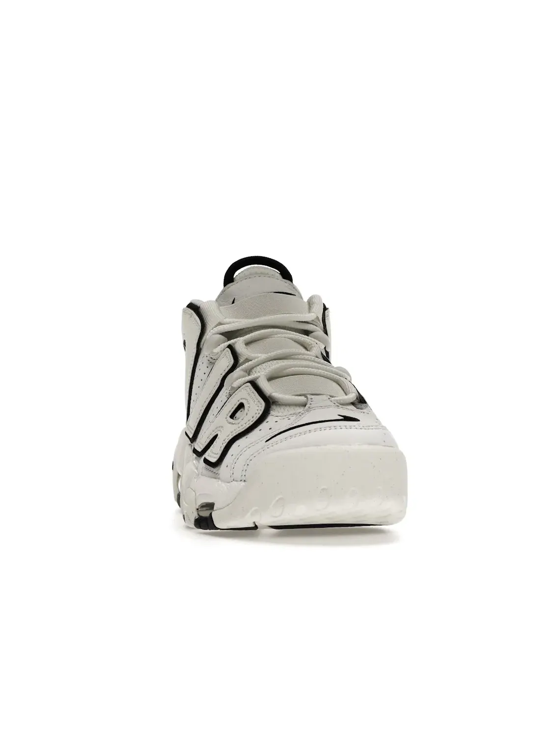 Женские кроссовки с перфорированным верхом Nike Air More Uptempo Nike — изображение 2 из 4, белый/черный