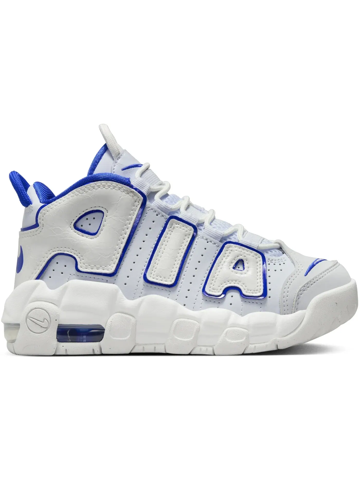 Детские кроссовки Lifestyle Nike Air More Uptempo — изображение 1 из 1, белый/серый/синий