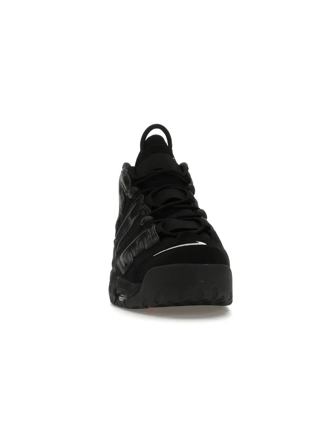 Мужские кроссовки с дизайном Nike Air More Uptempo Supreme Suptempo Nike — изображение 2 из 4, черный/черный-белый