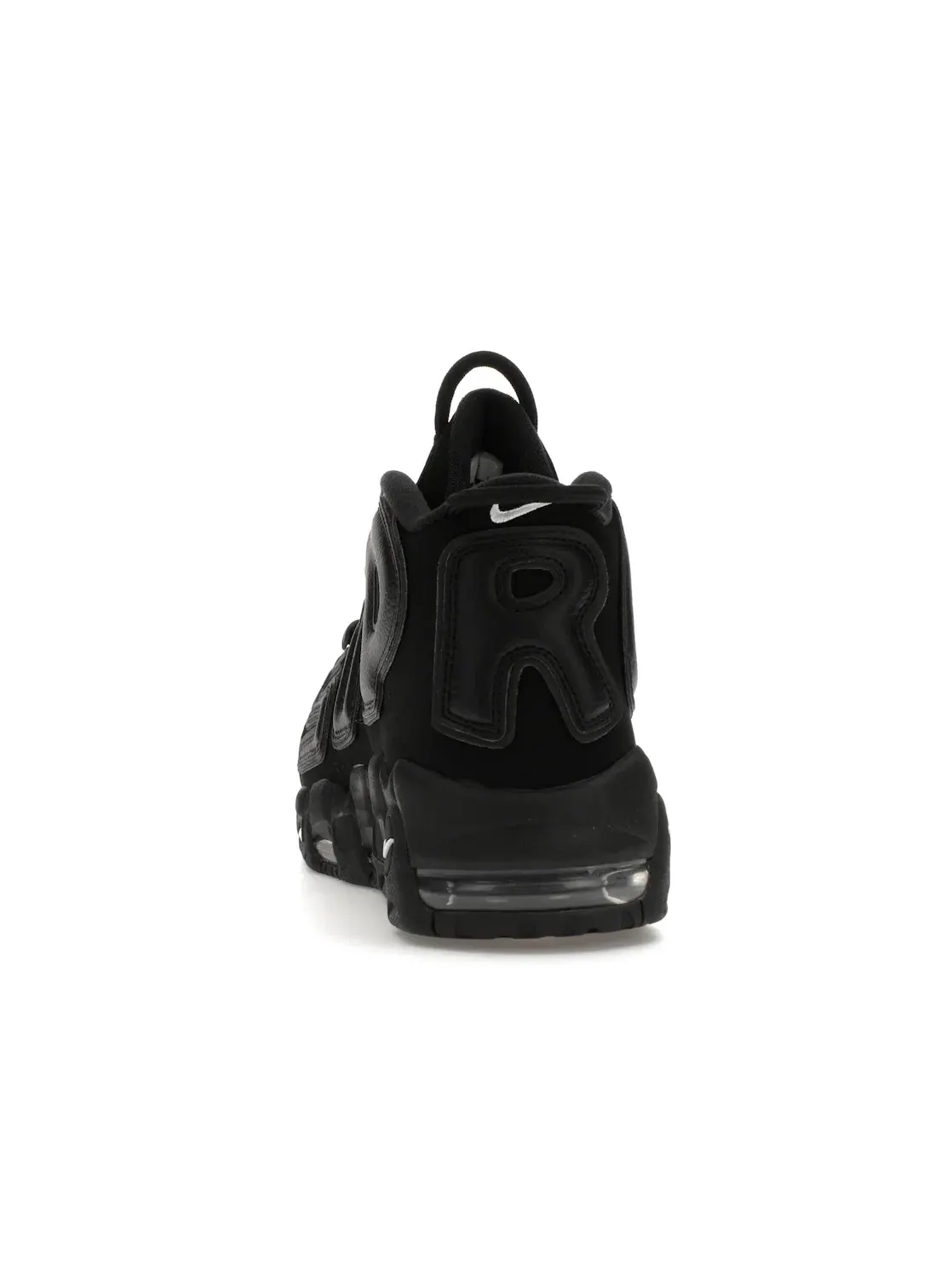 Мужские кроссовки с дизайном Nike Air More Uptempo Supreme Suptempo Nike — изображение 4 из 4, черный/черный-белый