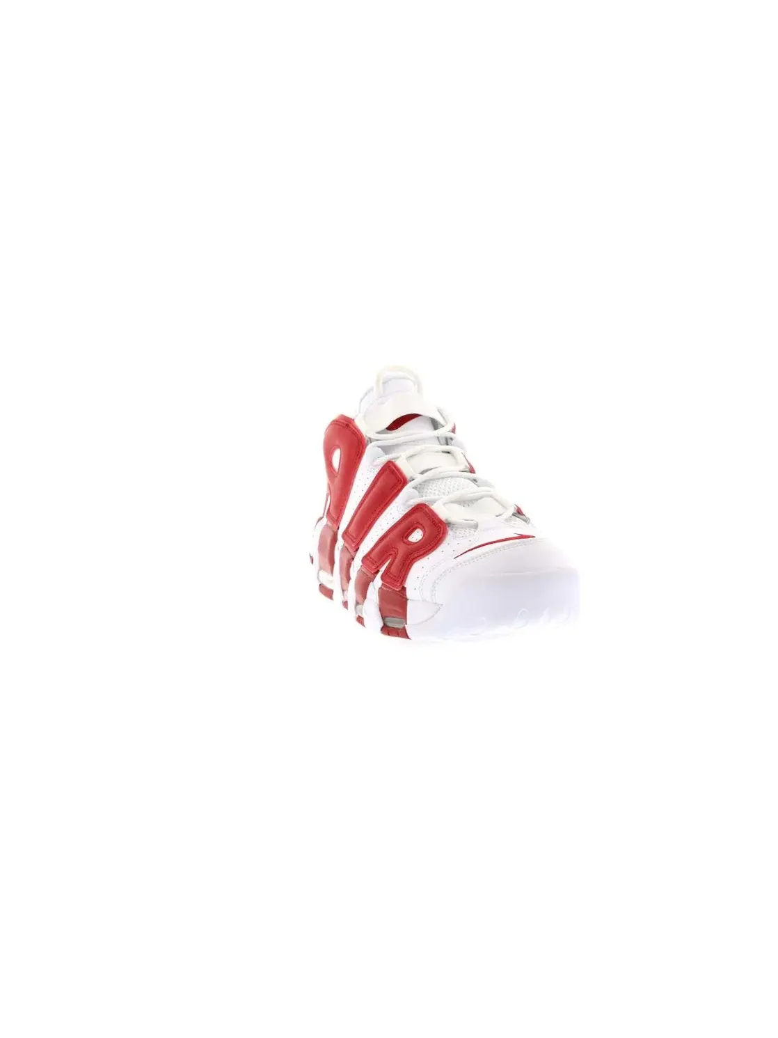 Мужские кроссовки с кожаным верхом Nike Air More Uptempo Nike — изображение 2 из 4, белый/красный