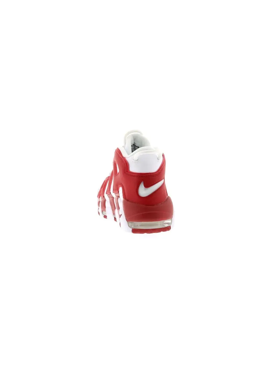Мужские кроссовки с кожаным верхом Nike Air More Uptempo Nike — изображение 4 из 4, белый/красный