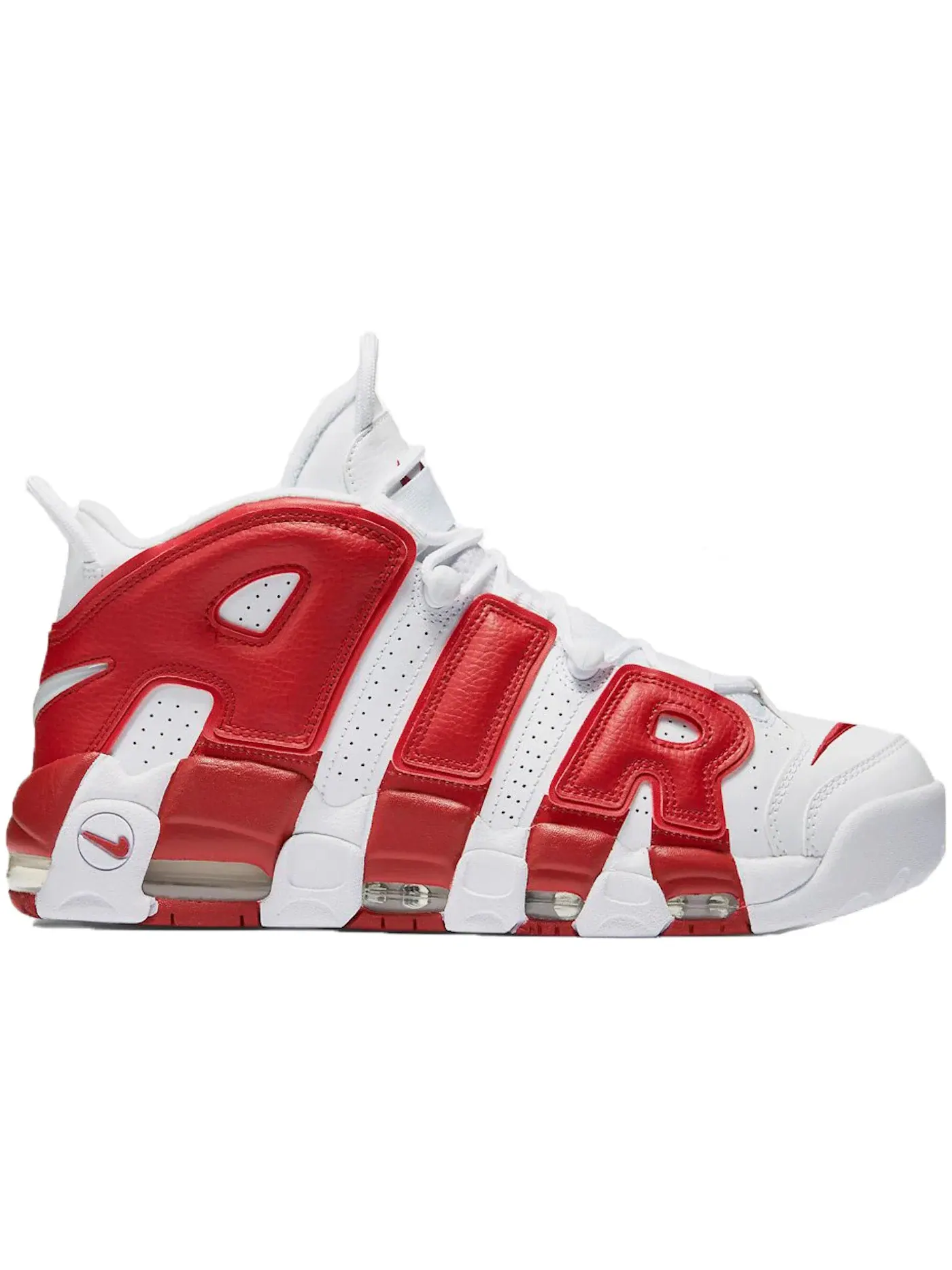 Детские кроссовки Lifestyle Nike Air More — изображение 1 из 1, белый/красный