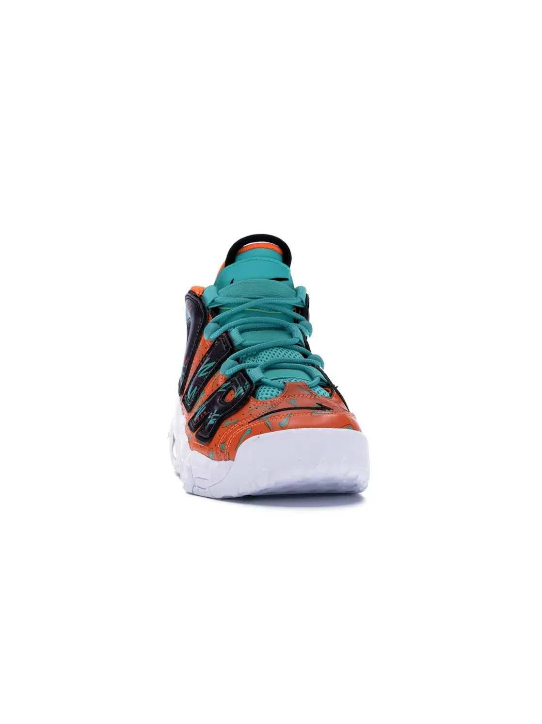 Детские кроссовки Lifestyle Nike Air More Uptempo — изображение 2 из 4, оранжевый/черный