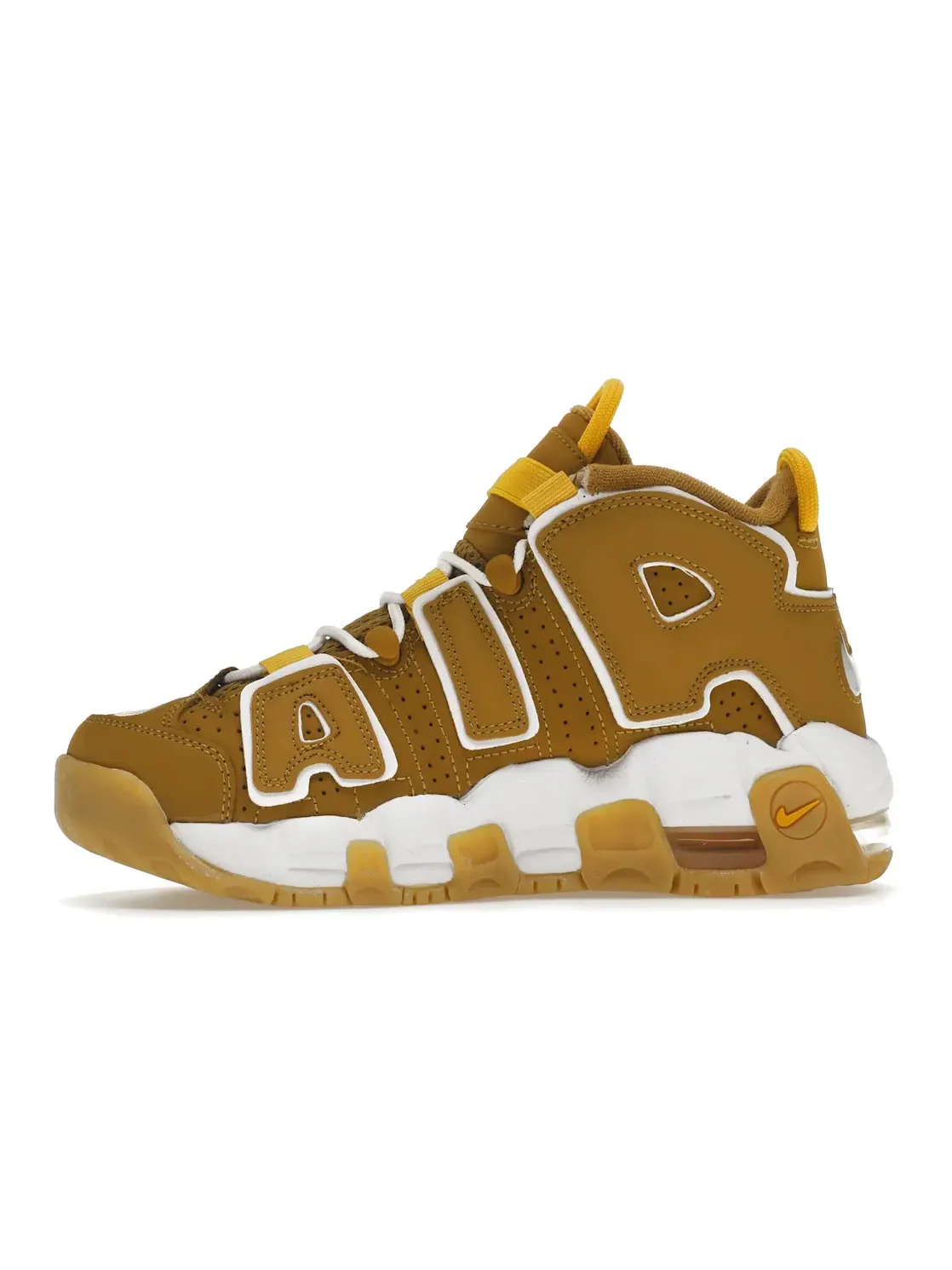 Детские кроссовки Lifestyle с полноразмерной подушкой Max Air Nike Air More Uptempo Nike — изображение 3 из 4, белый