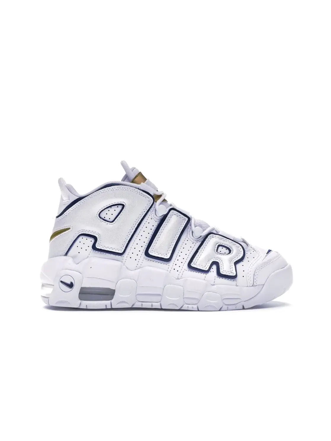 Детские кроссовки для мальчиков с кроссовками Nike Air More Uptempo Nike — изображение 1 из 4