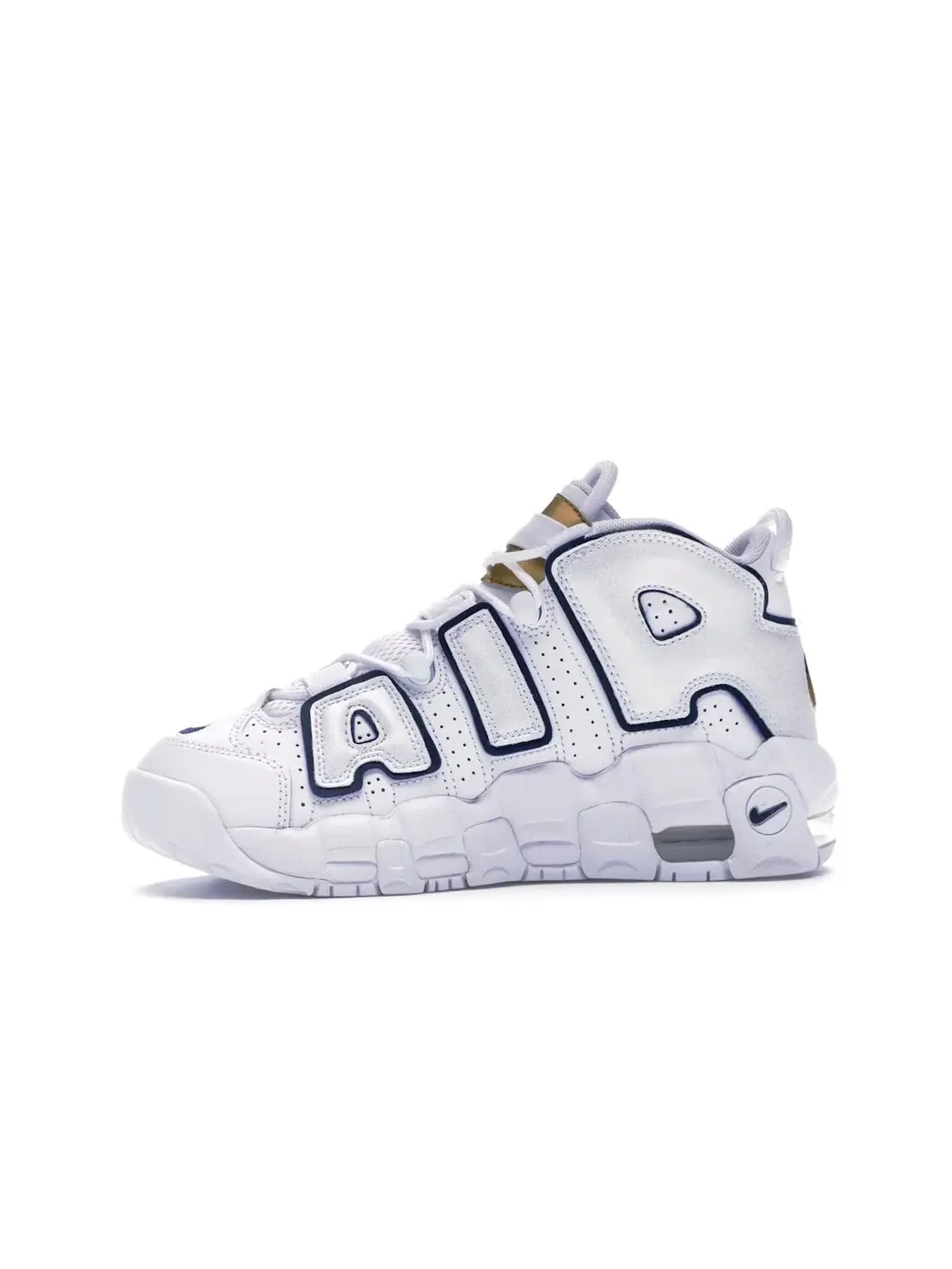 Детские кроссовки для мальчиков с кроссовками Nike Air More Uptempo Nike — изображение 3 из 4