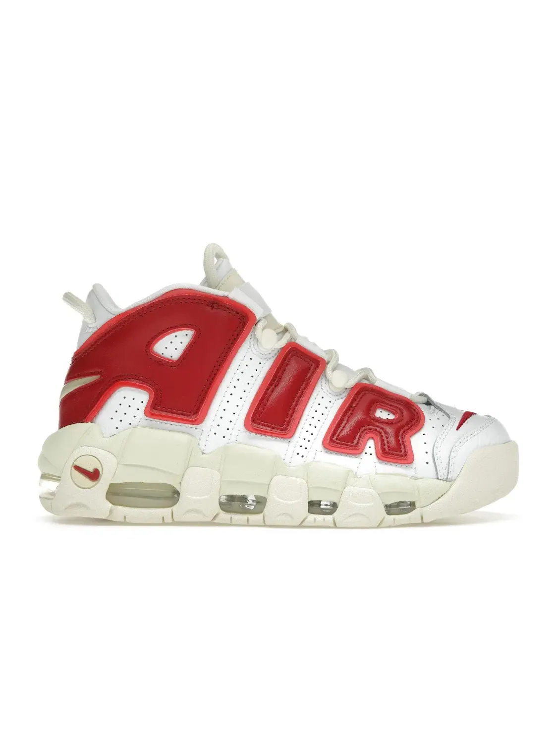 Женские кроссовки Nike Air More Uptempo — изображение 1 из 4, белый/красный