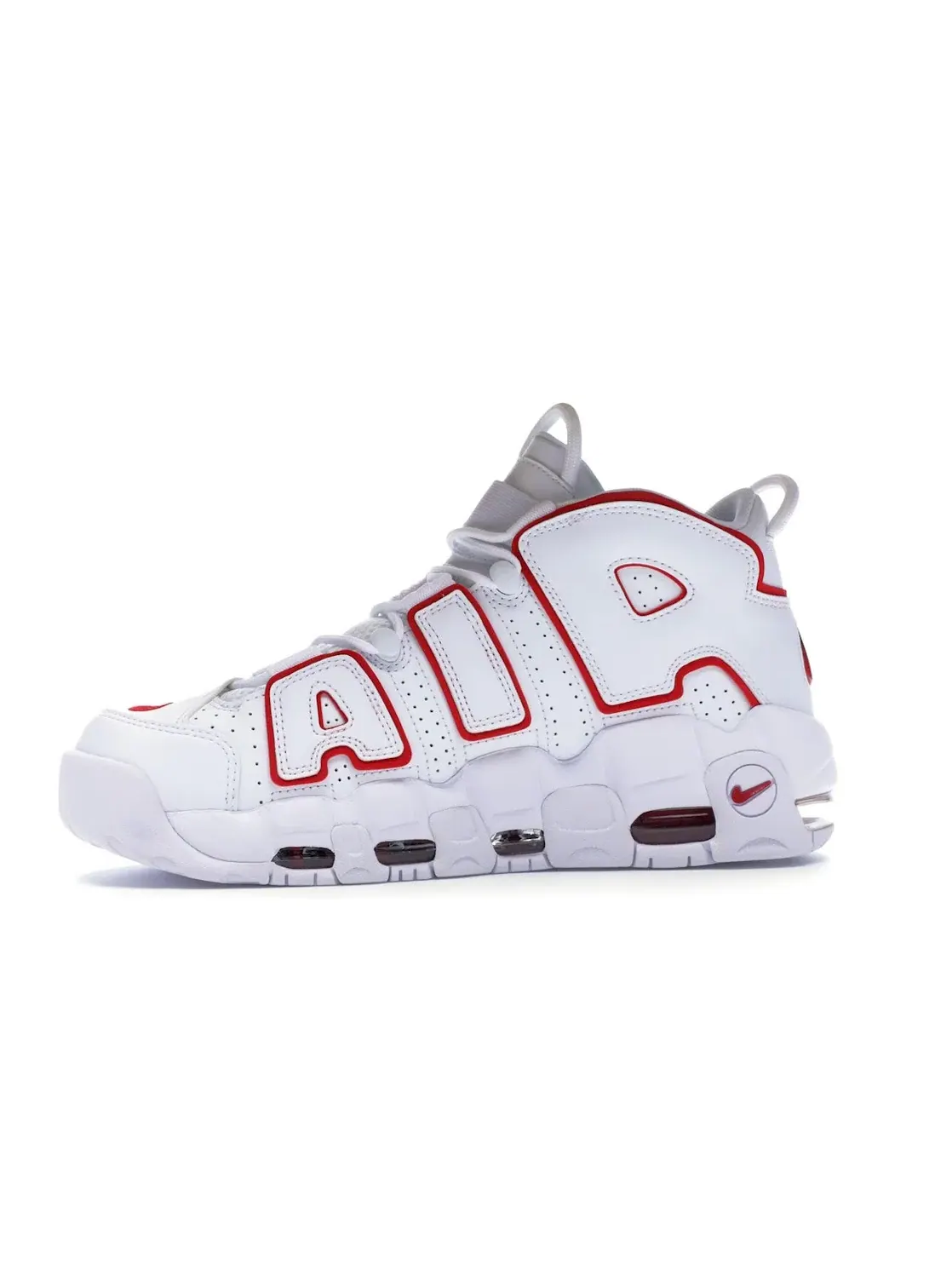 Мужские кроссовки Lifestyle Nike Air More Uptempo — изображение 3 из 4, белый/красный-белый