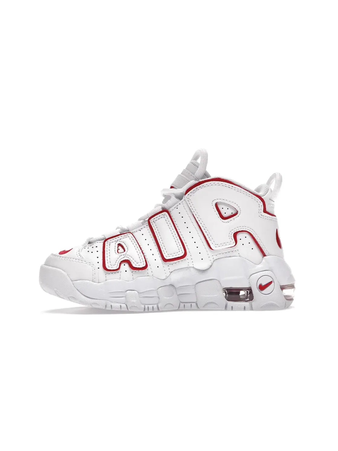 Детские кроссовки Lifestyle Nike Air More Uptempo — изображение 3 из 4, белый красный белый