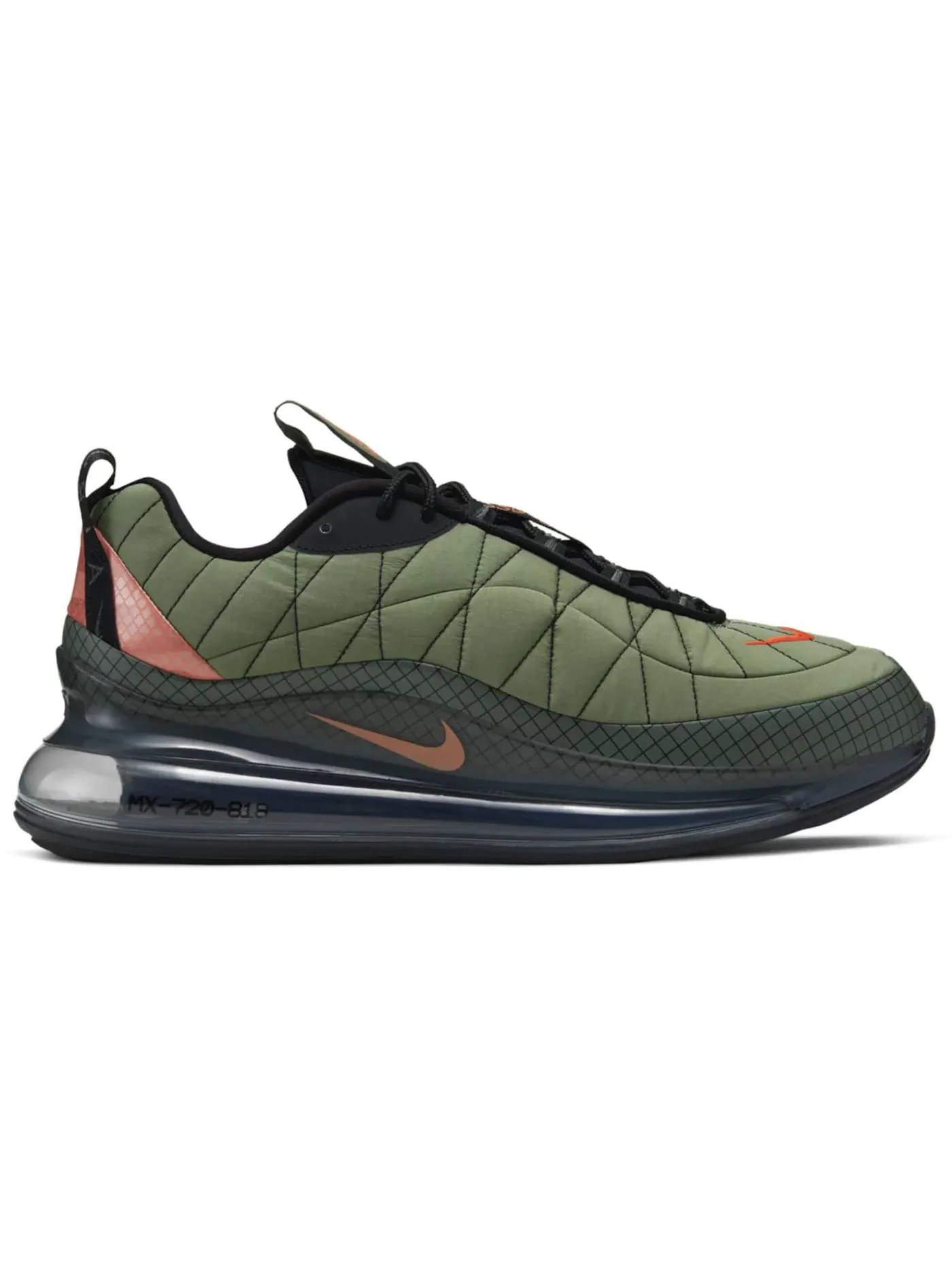 Мужские кроссовки Lifestyle Nike Air MX-720-818 — изображение 1 из 1, хаки/оранжевый/черный