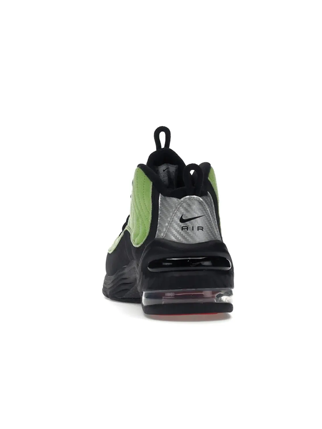 Мужские кроссовки с замшевыми вставками Nike Air Penny 2 Stussy — изображение 4 из 4, черный/зеленый-белый