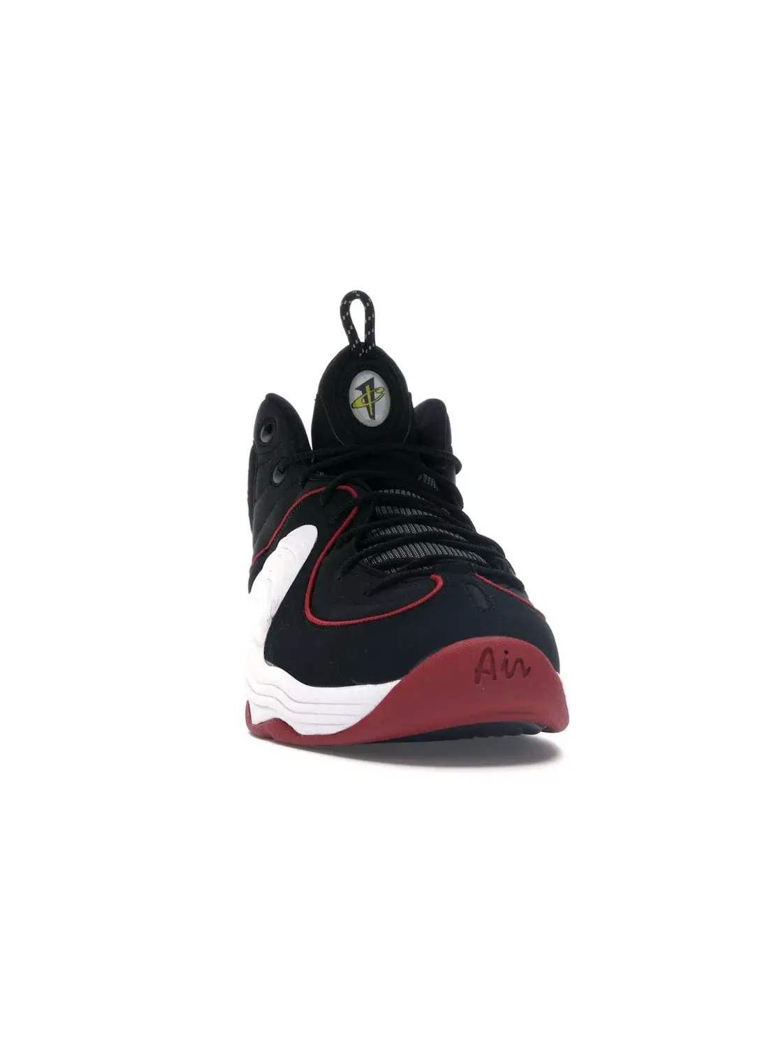 Мужские кроссовки высокие с цветовой гаммой Nike Air Penny II Nike — изображение 2 из 4, черный/белый-красный