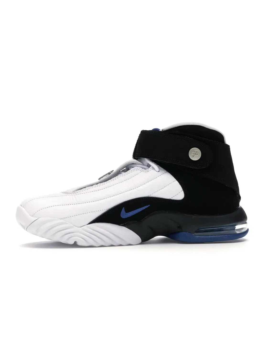 Мужские кроссовки с кожаным ремешком Nike Air Penny IV — изображение 3 из 4, белый/синий-черный