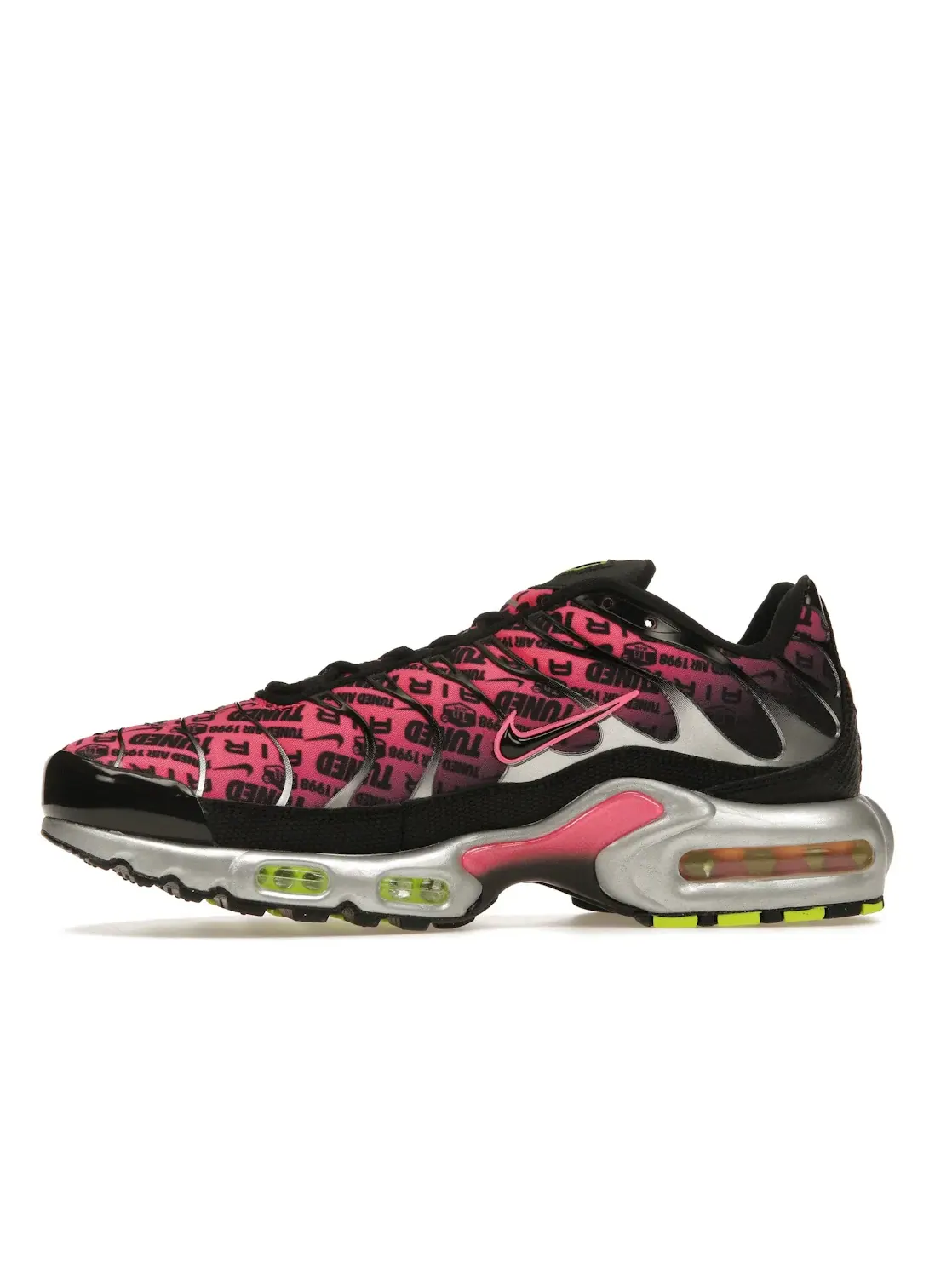 Мужские кроссовки Lifestyle с принтом Nike Air Plus Mercurial XXV Nike — изображение 3 из 4, черный/розовый