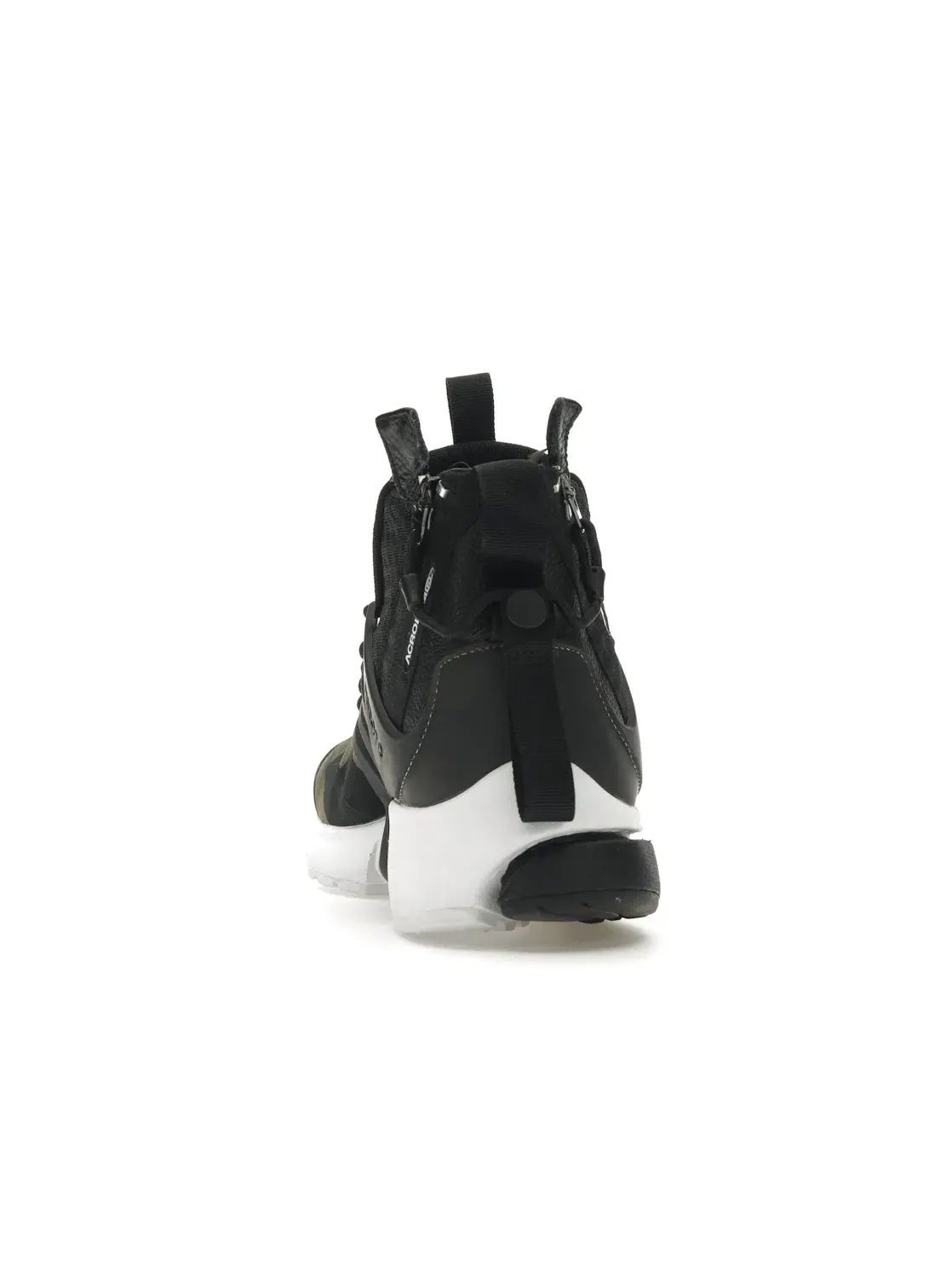 Мужские кроссовки Lifestyle с боковой молнией Nike Air Presto Acronym Nike — изображение 4 из 4, оливковый/-черный