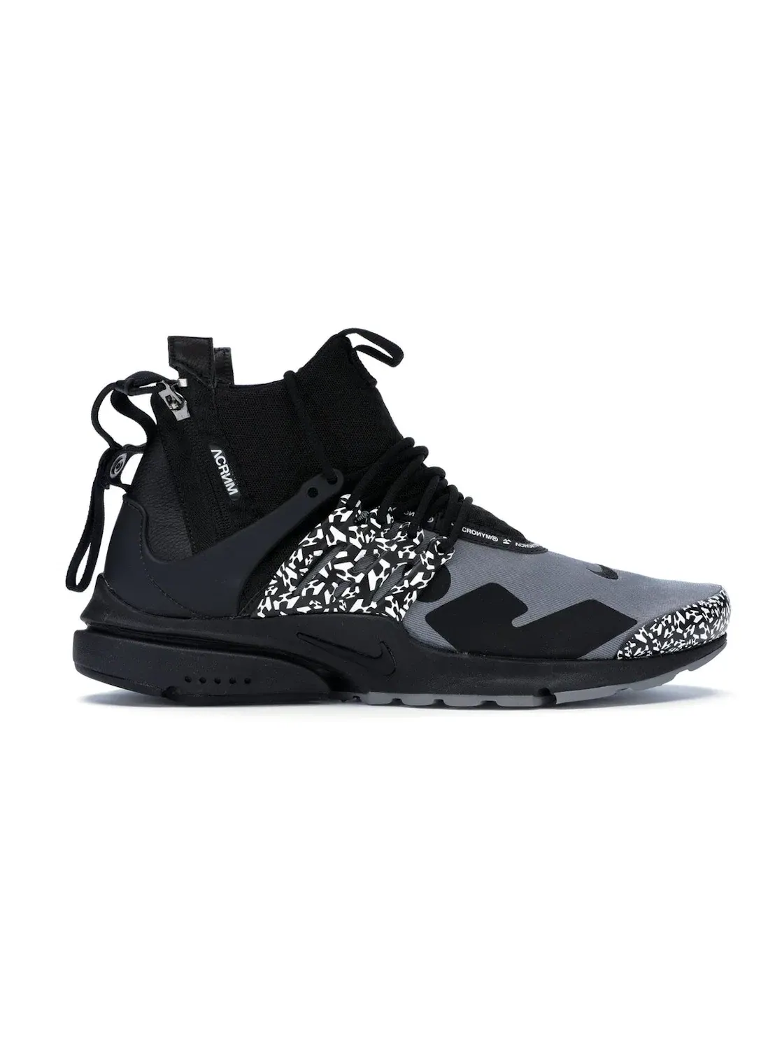 Мужские кроссовки Lifestyle Nike Air Presto Mid — изображение 1 из 4, серый/черный