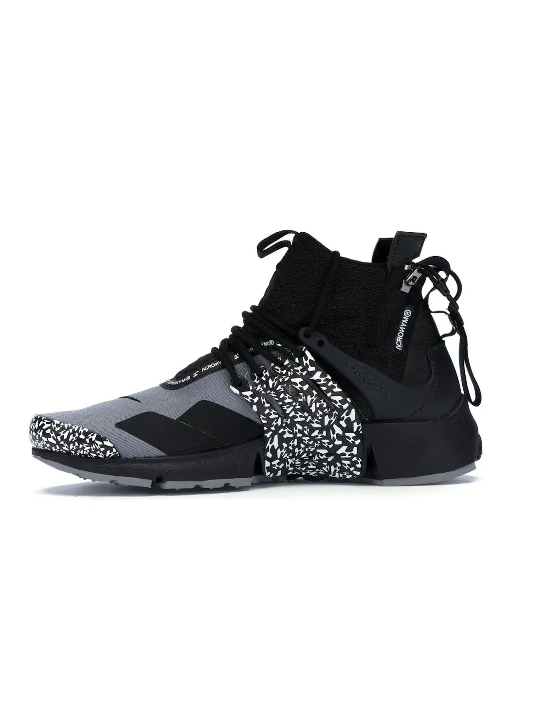Мужские кроссовки Lifestyle Nike Air Presto Mid — изображение 3 из 4, серый/черный