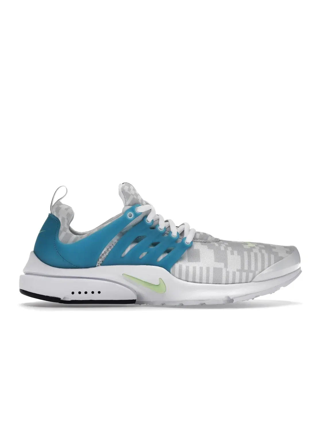 Мужские кроссовки с дизайном молнии Nike Air Presto — изображение 1 из 4, белый/--платиновый