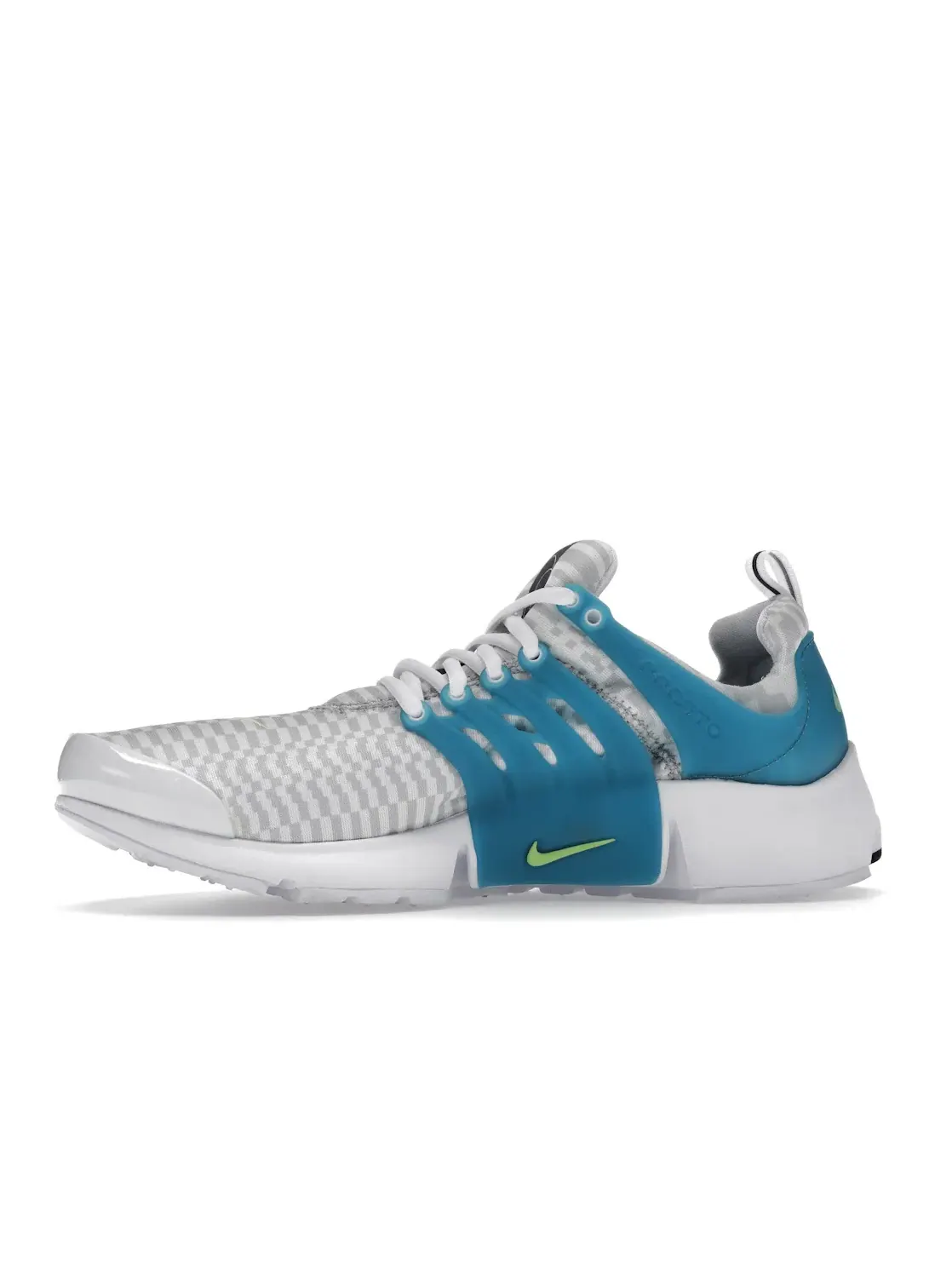 Мужские кроссовки с дизайном молнии Nike Air Presto — изображение 3 из 4, белый/--платиновый