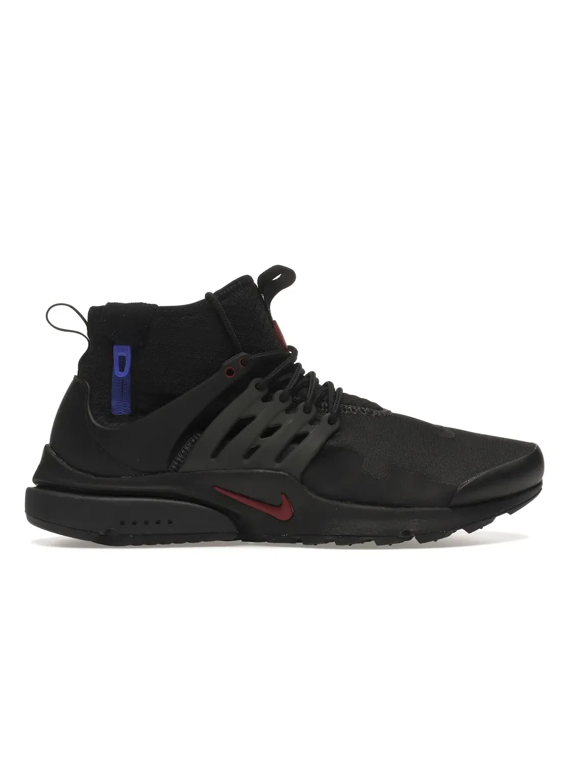 Мужские кроссовки Lifestyle с высокой посадкой Nike Air Presto Mid Utility — изображение 1 из 4, черный/красный--синий