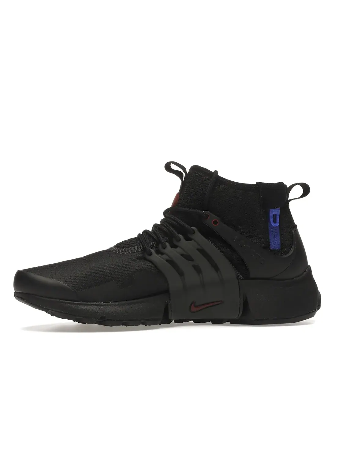 Мужские кроссовки Lifestyle с высокой посадкой Nike Air Presto Mid Utility — изображение 3 из 4, черный/красный--синий