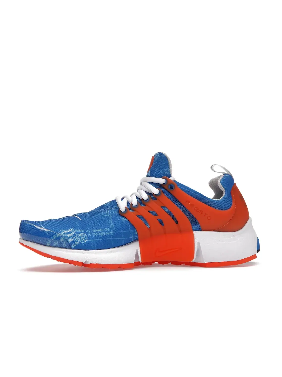 Мужские кроссовки повседневные Nike Air Presto Nike — изображение 3 из 4, оранжевый-белый