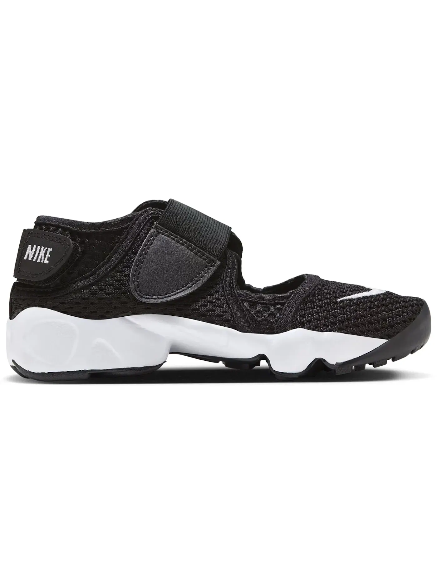 Детские сандалии-слайды Nike Air Rift — изображение 1 из 1, черный/белый