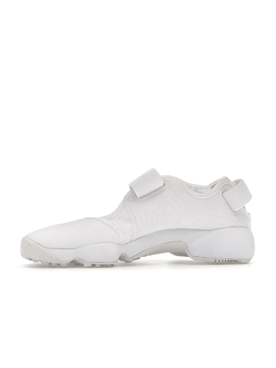 Женские сандалии с раздвоенным носком Nike Air Rift Breathe — изображение 3 из 4, белый/белый-платиновый