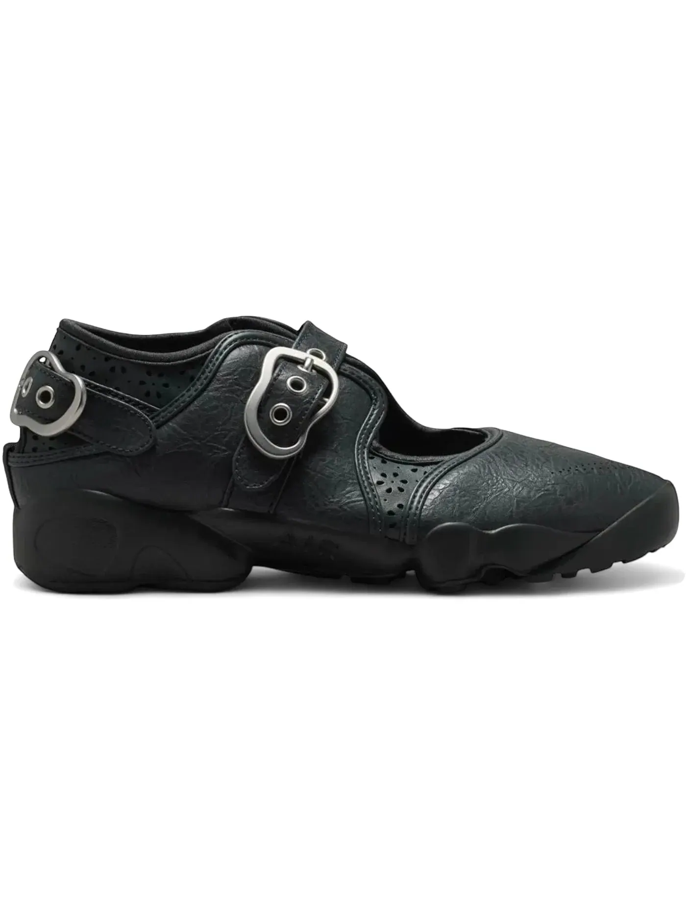 Женские сандалии повседневные Nike Air Rift Leather — изображение 1 из 1, металлик серебристый