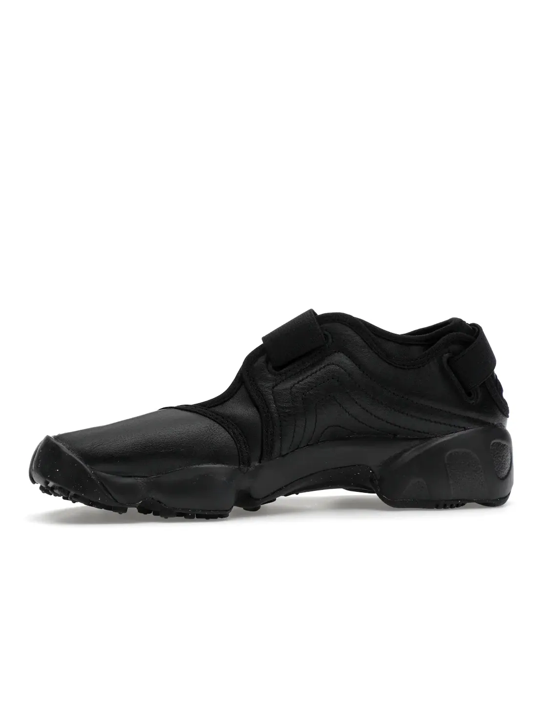 Женские кроссовки с разрезным мыском Nike Air Rift Leather — изображение 3 из 4, черный/черный