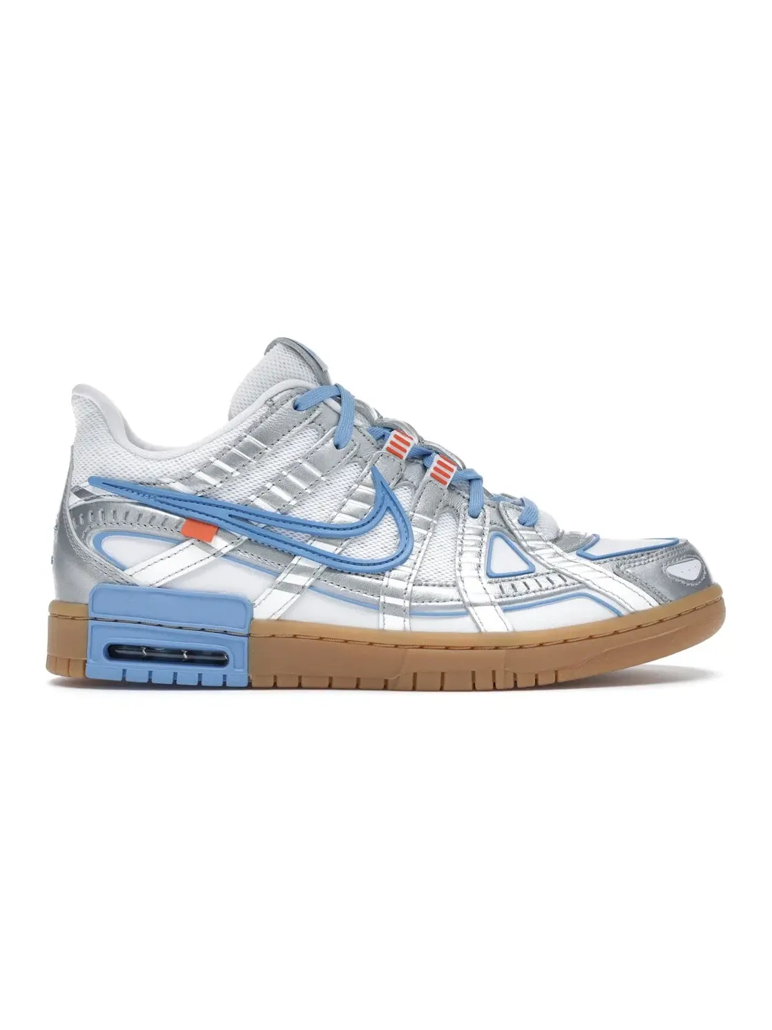 Мужские кроссовки lifestyle Nike Air Rubber Dunk — изображение 1 из 4, белый/синий-белый