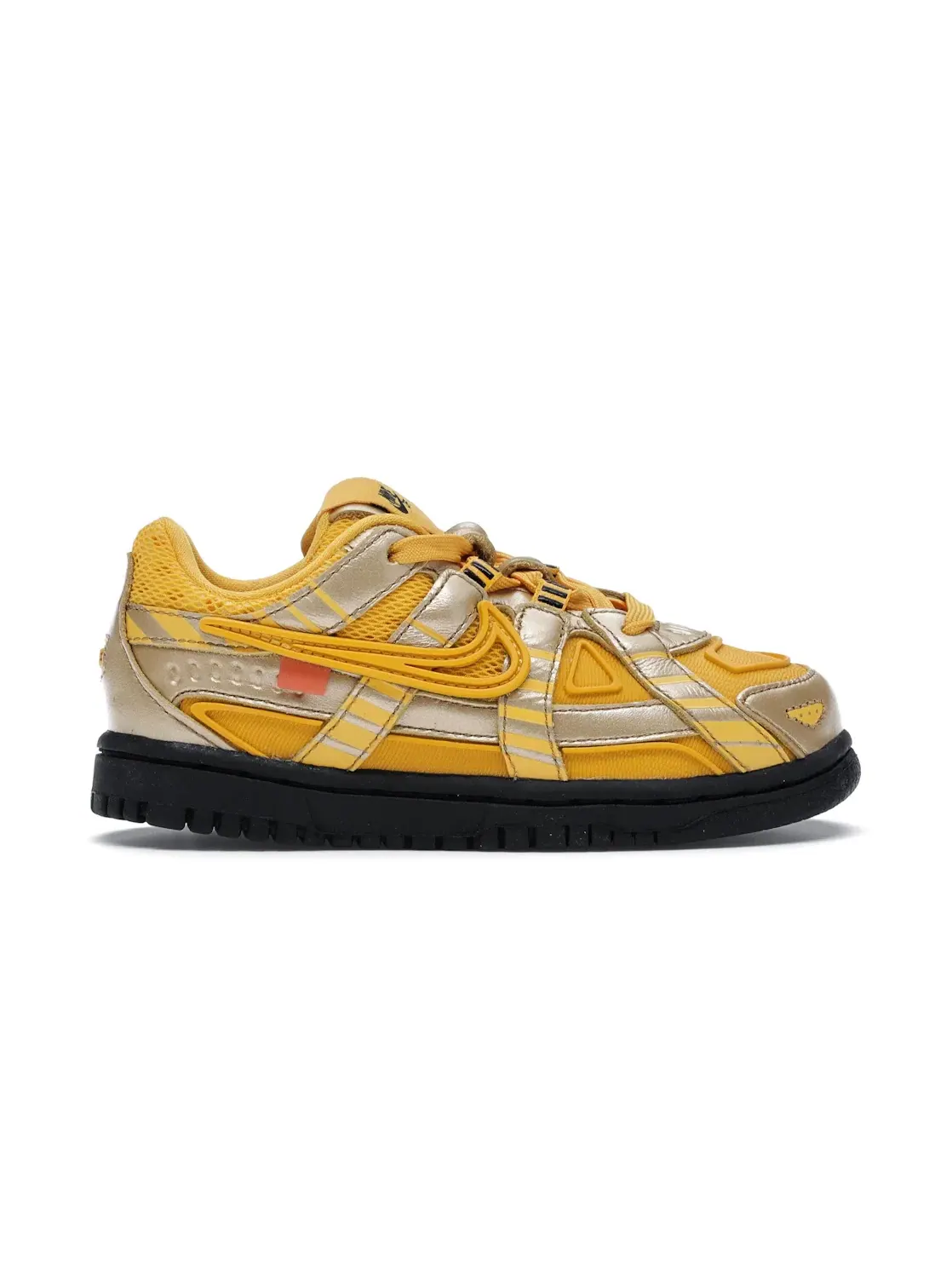 Детские кроссовки Lifestyle Nike Air Rubber Dunk University Gold/University Gold-Black — изображение 1 из 4