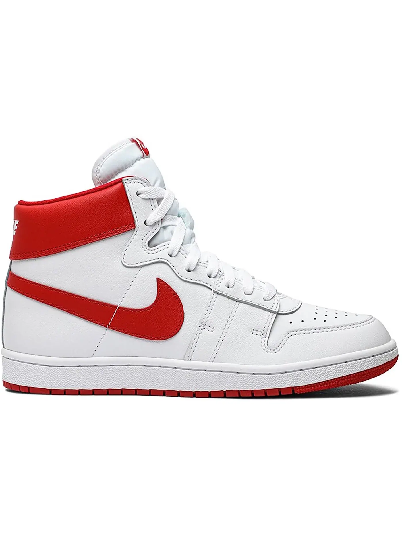 Мужские кроссовки с кожаным верхом Nike Air Ship Jordan — изображение 1 из 1, белый/красный-красный