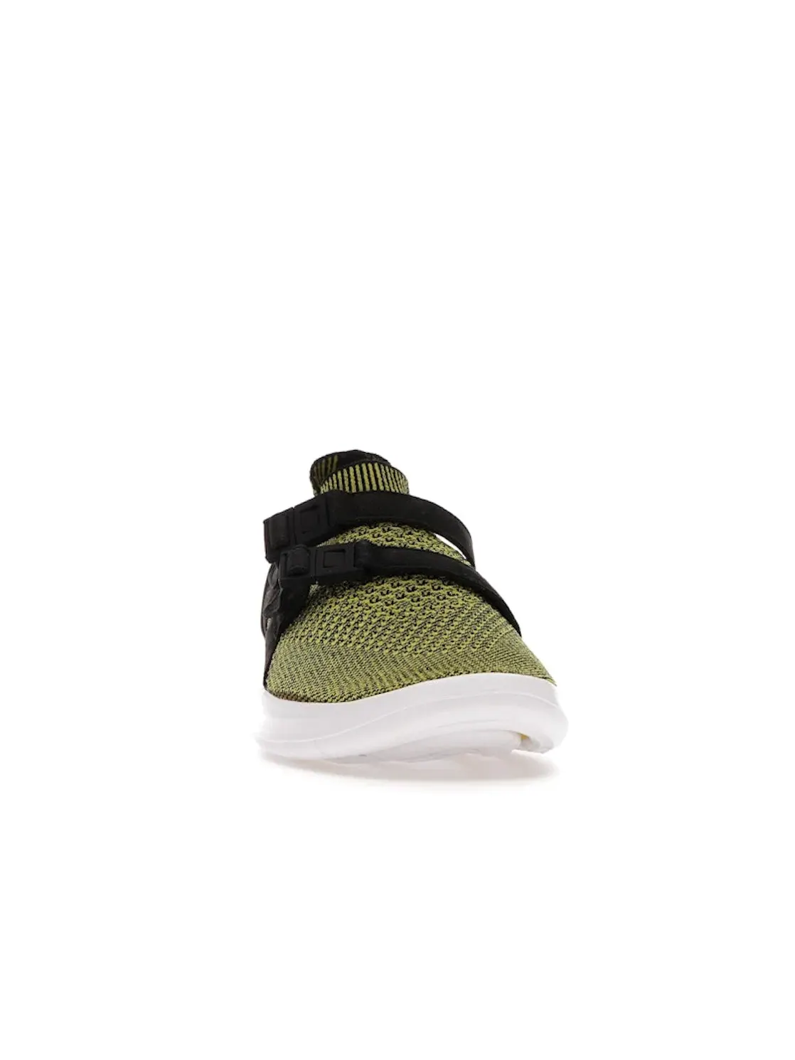 Женские кроссовки с вязаным верхом Nike Air Sockracer Flyknit Nike — изображение 2 из 4, черный/белый-желтый