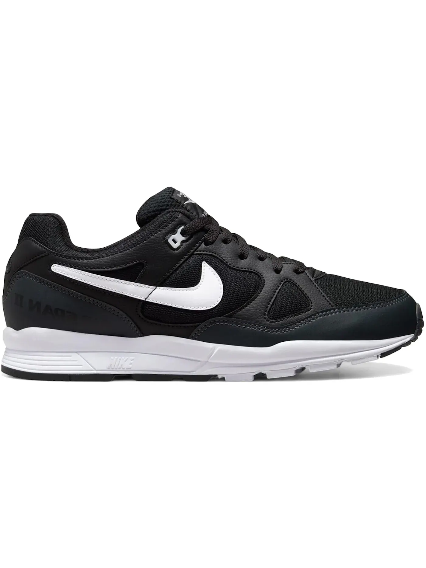 Мужские кроссовки Lifestyle Nike Air Span 2 — изображение 1 из 1, черный/белый