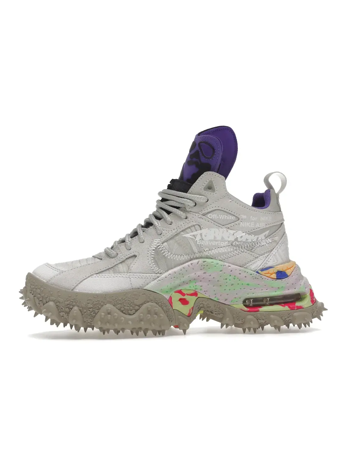 Мужские кроссовки Lifestyle Nike Air Terra Forma — изображение 3 из 4, белый/фиолетовый