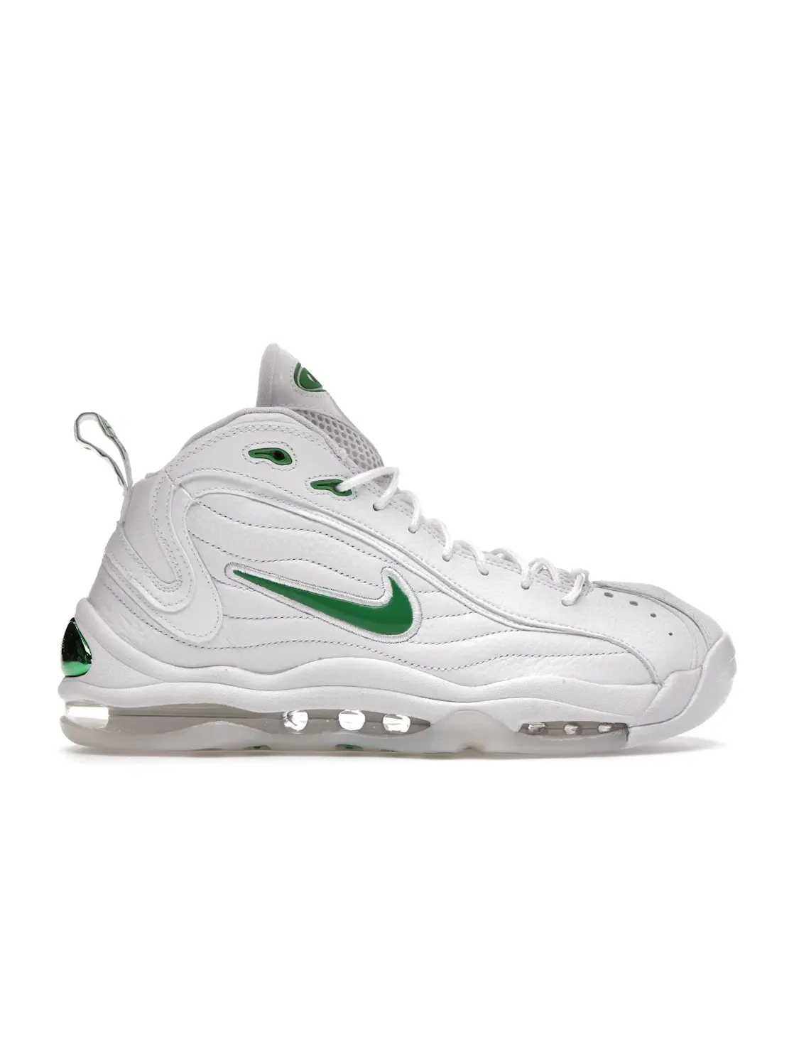 Мужские кроссовки с полной амортизацией Nike Air Total Max Uptempo Nike — изображение 1 из 4, белый/зеленый