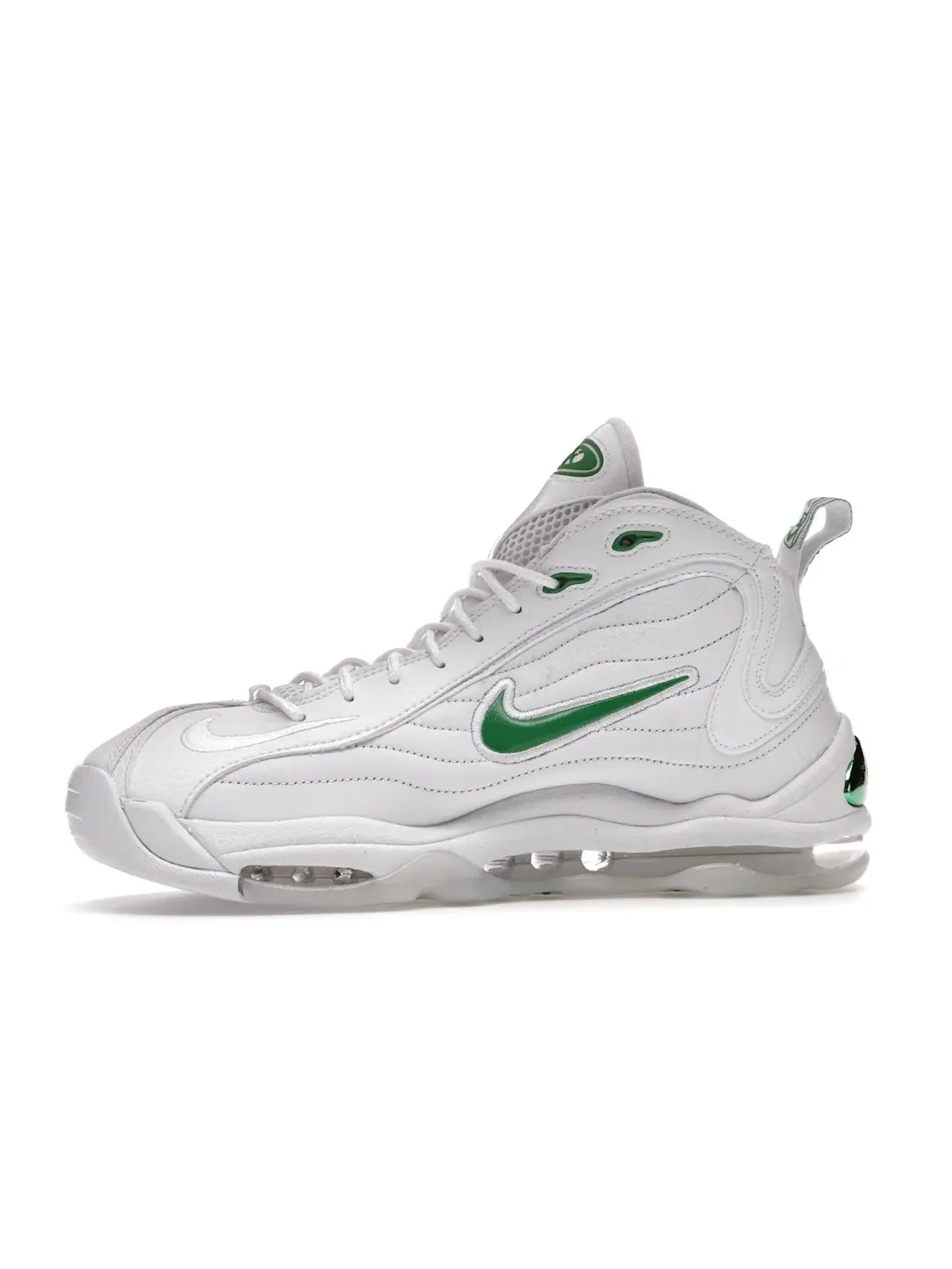 Мужские кроссовки с полной амортизацией Nike Air Total Max Uptempo Nike — изображение 3 из 4, белый/зеленый