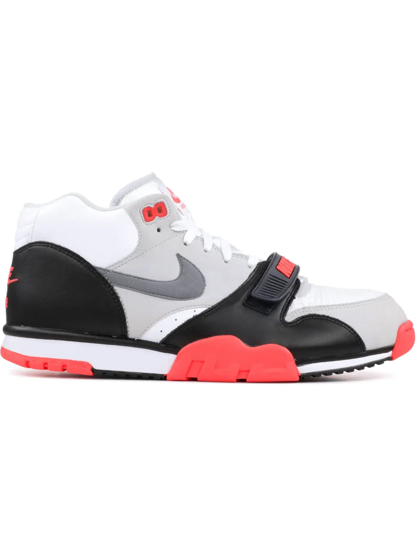 Мужские кроссовки Lifestyle с высоким верхом Nike Air Trainer 1 Mid — изображение 1 из 1, белый/серый-серый-черный