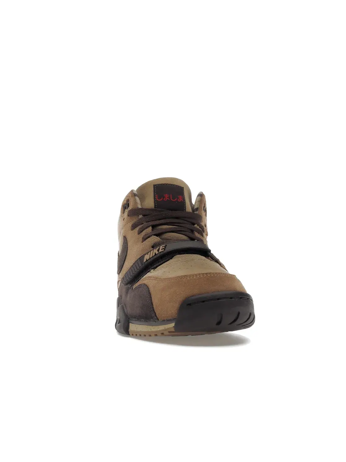 Мужские кроссовки с замшевым верхом Nike Air Trainer 1 — изображение 2 из 4, коричневый--красный