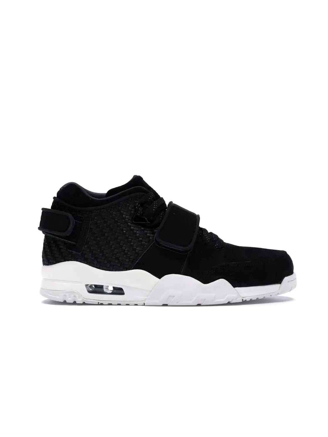Мужские кроссовки с замшей и текстилем Nike Air Cruz — изображение 1 из 4, черный/черный-белый