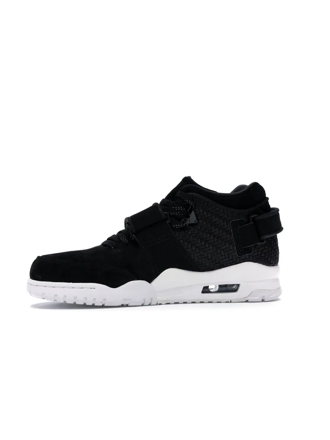 Мужские кроссовки с замшей и текстилем Nike Air Cruz — изображение 3 из 4, черный/черный-белый