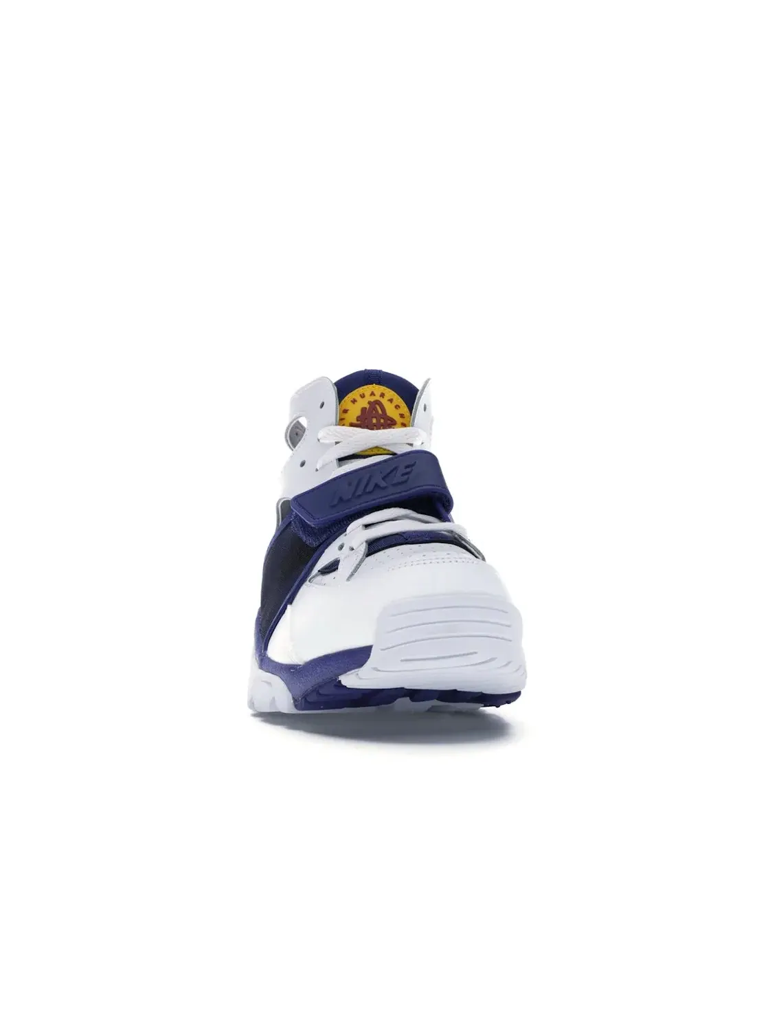 Мужские кроссовки с технологией Huarache Nike Air Trainer Huarache — изображение 2 из 4, белый/фиолетовый