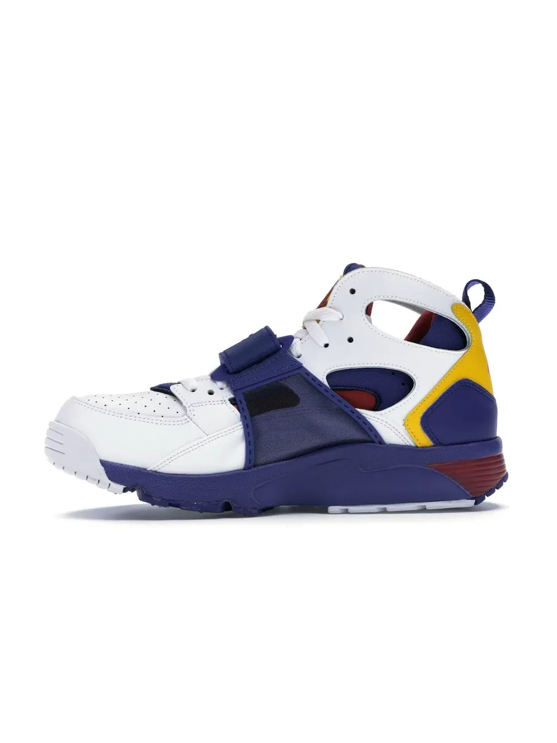 Мужские кроссовки с технологией Huarache Nike Air Trainer Huarache — изображение 3 из 4, белый/фиолетовый